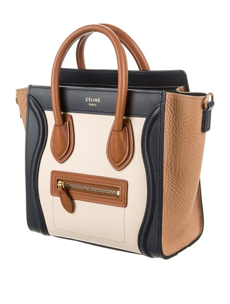 olivia jade celine tricolor nano bag|celeine nano luggage tote.